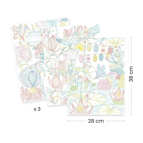 Design By Djeco Arte y Manualidades Dibujos para colorear Japón