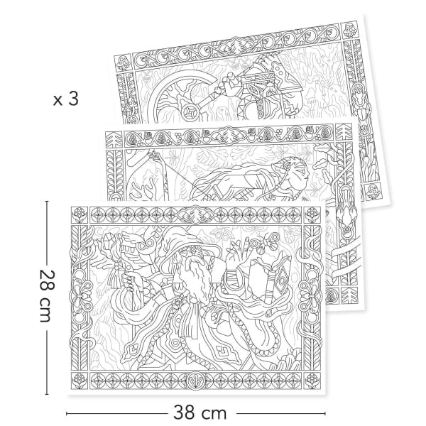 Design By Djeco Arte y Manualidades Dibujos para colorear mitos y leyendas