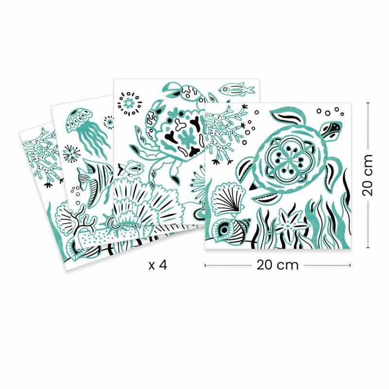 Design By Djeco Arte y Manualidades Plantillas de Dibujo Bajo el Mar