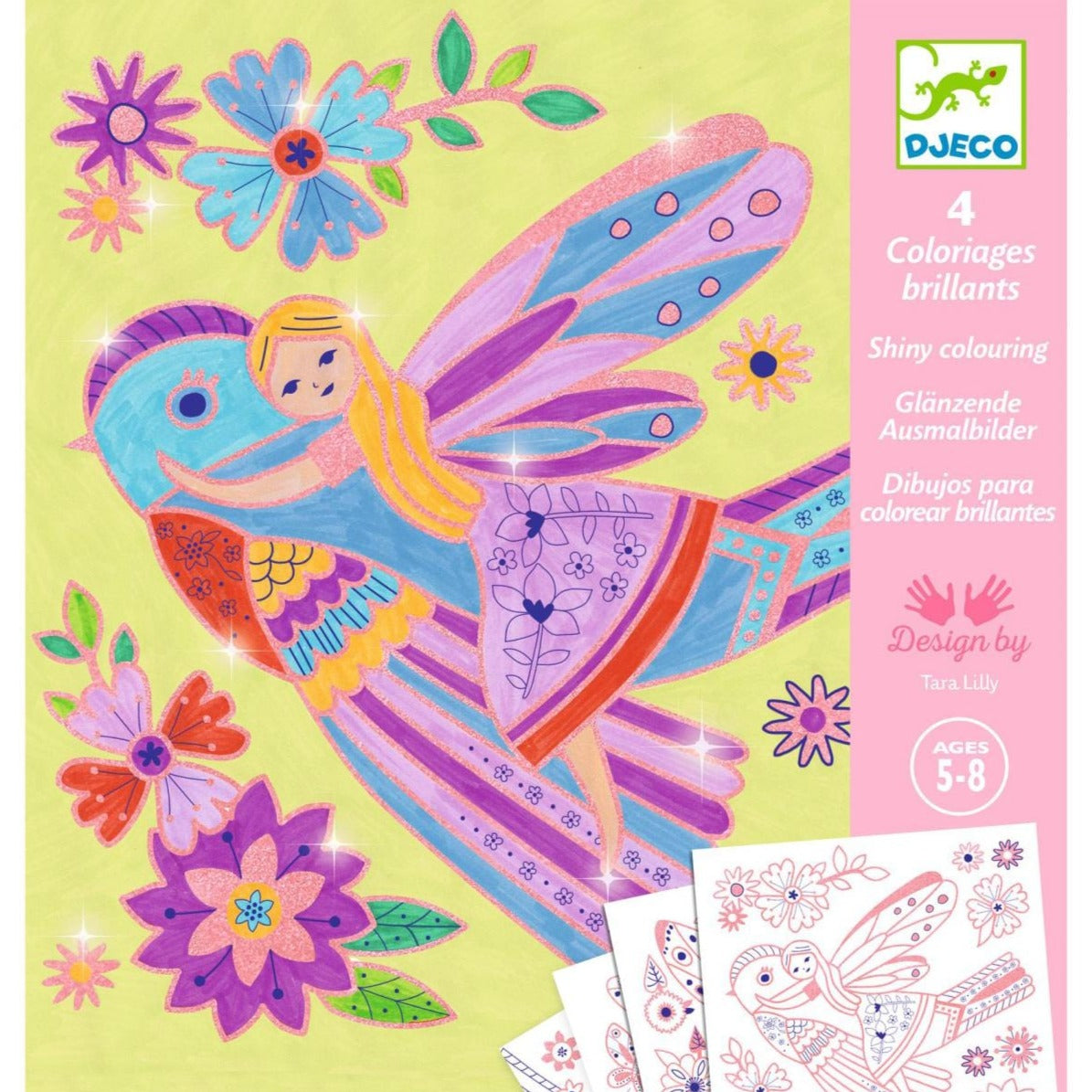 Design By Djeco Arte y Manualidades Plantillas De Dibujo pequeña hadas