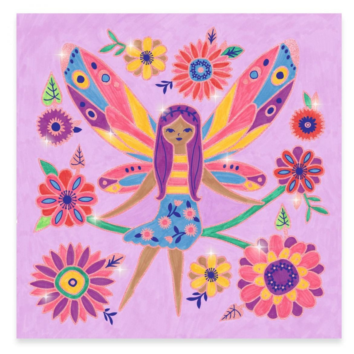 Design By Djeco Arte y Manualidades Plantillas De Dibujo pequeña hadas