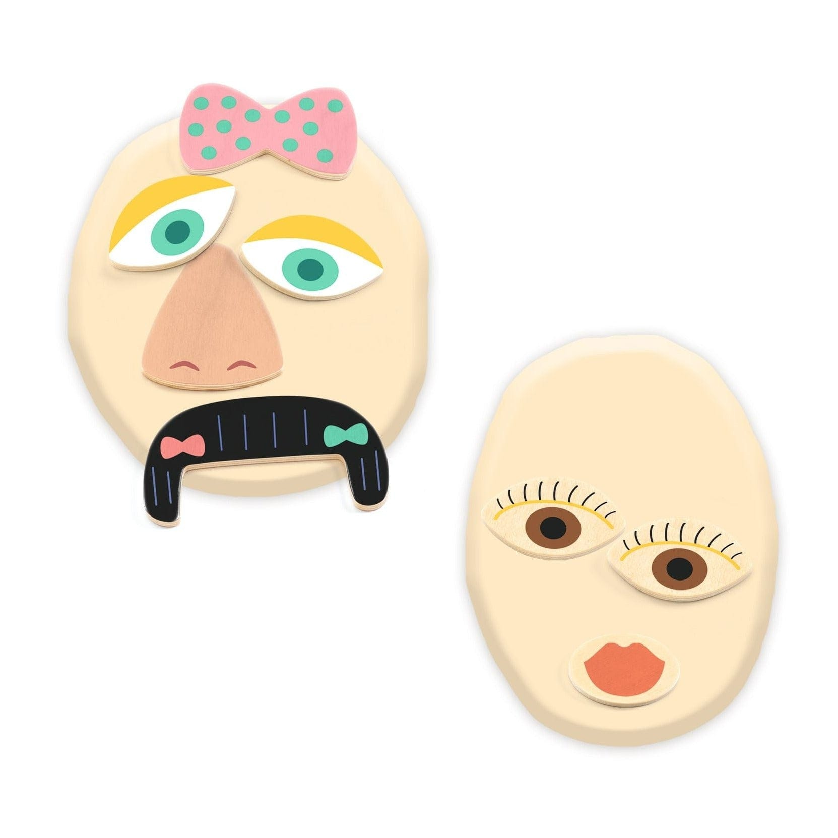 Design By Djeco Arte y Manualidades Plasticina Caras DJ09031