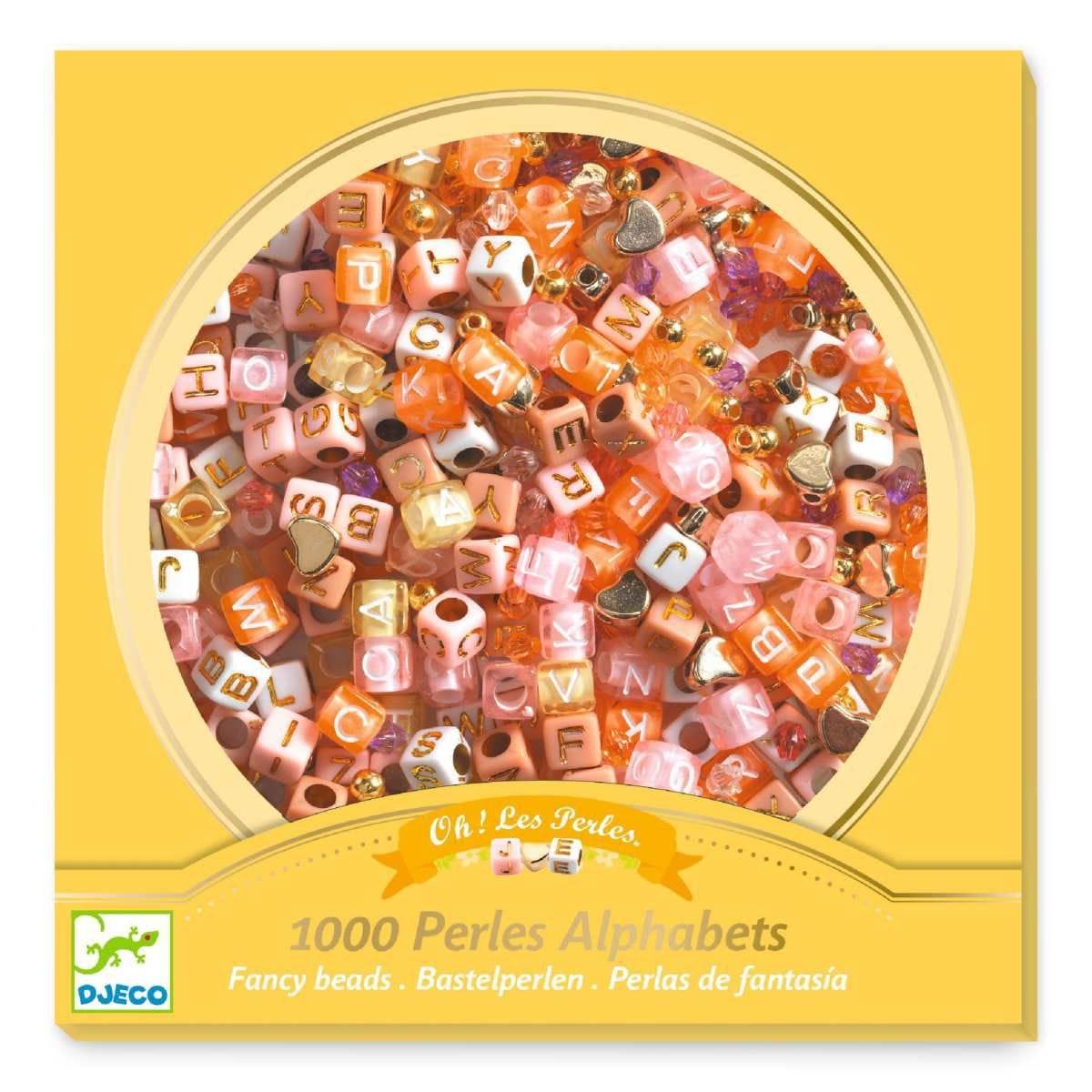 Design By Djeco Arte y Manualidades Pulseras de letras doradas