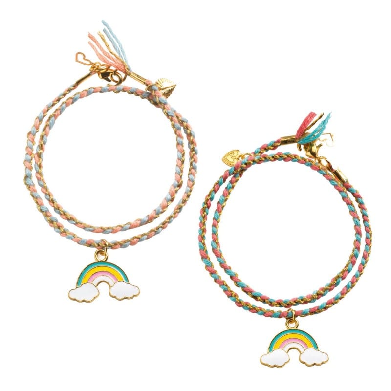 Design By Djeco Arte y Manualidades Pulseras duo arcoiris