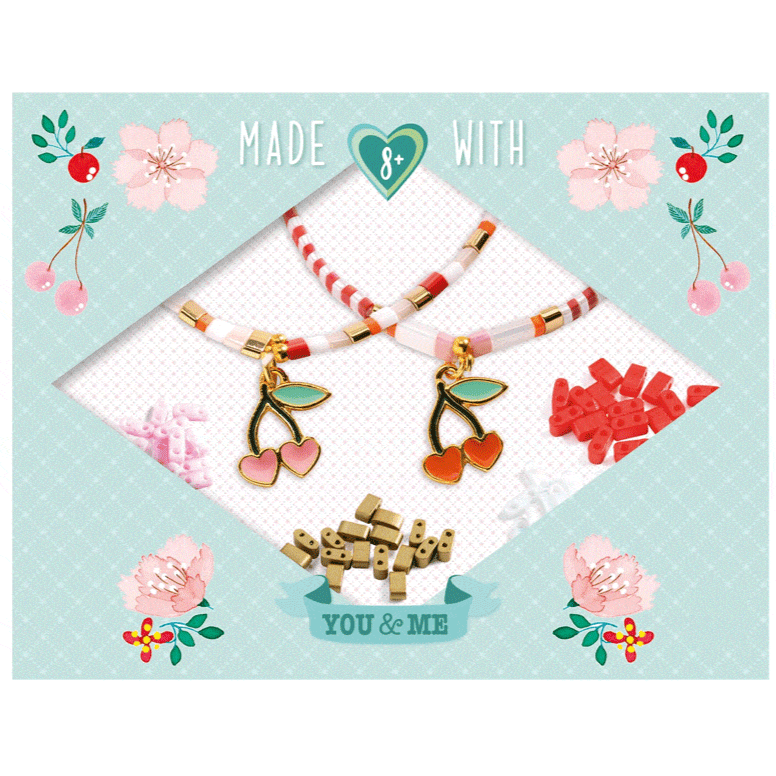 Design By Djeco Arte y Manualidades Pulseras duo cerezas DJ00017