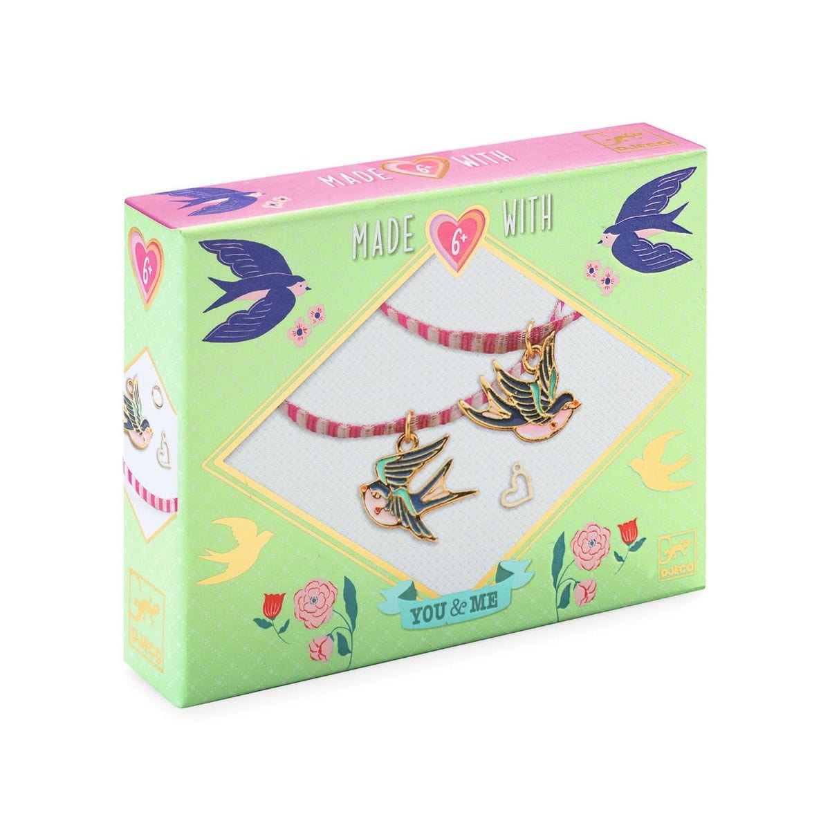 Design By Djeco Arte y Manualidades Pulseras duo cintas de pájaros