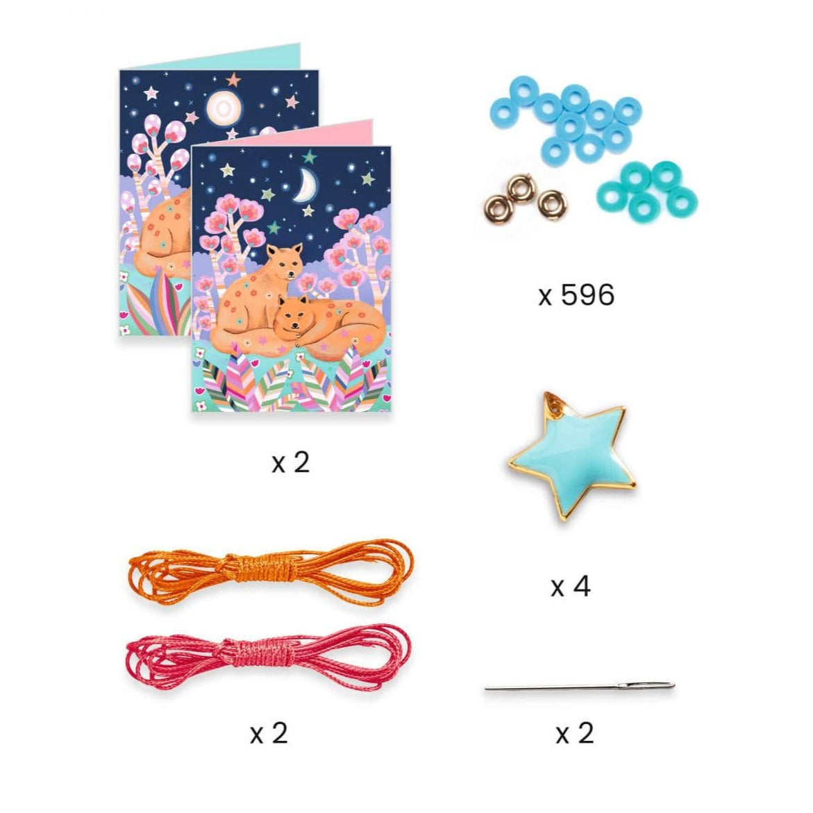 Design By Djeco Arte y Manualidades Pulseras Duo Estrellas