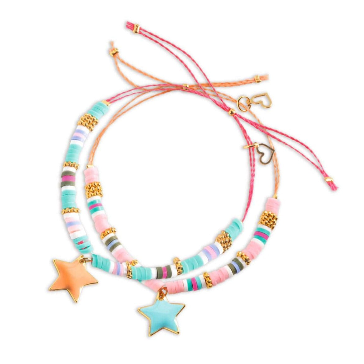 Design By Djeco Arte y Manualidades Pulseras Duo Estrellas DJ00021