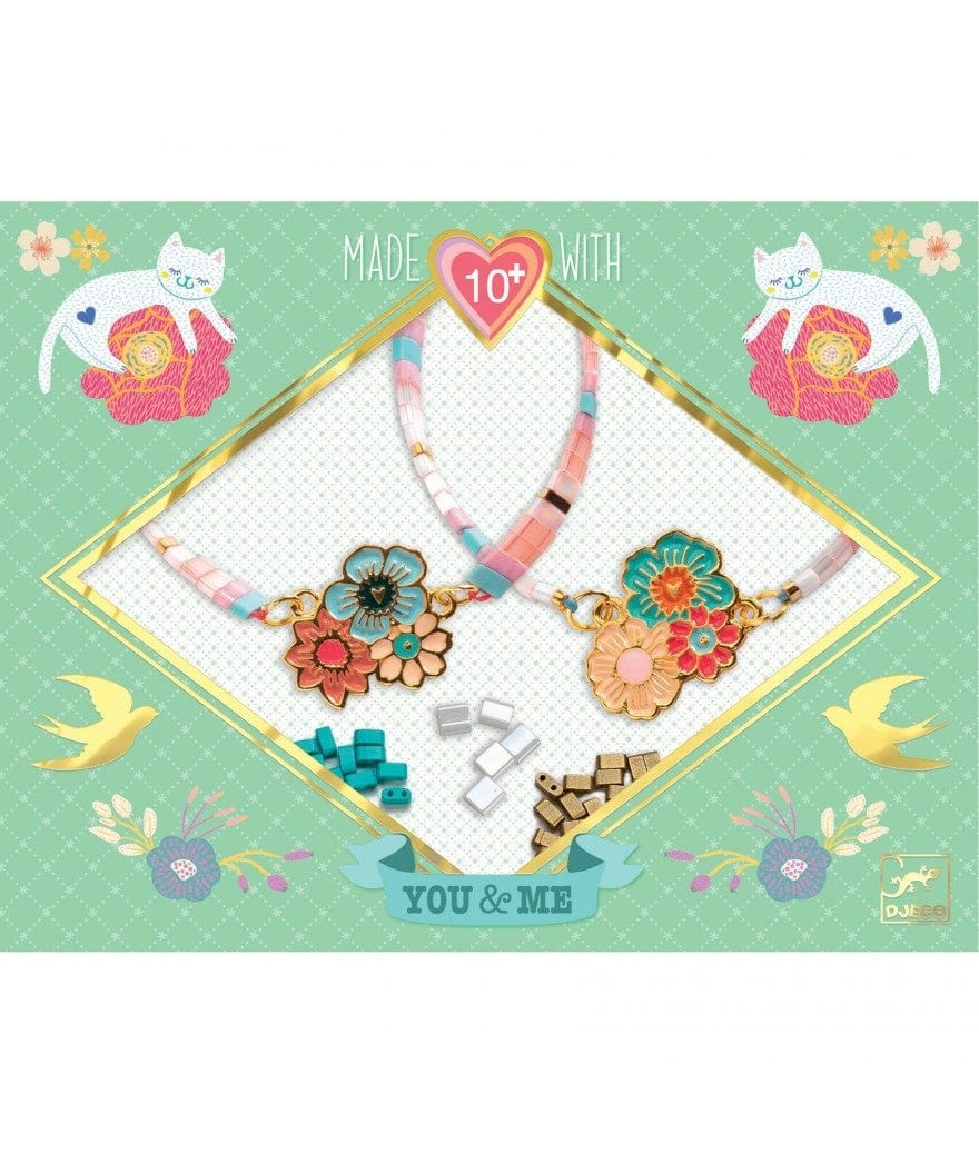 Design By Djeco Arte y Manualidades Pulseras Duo Flores