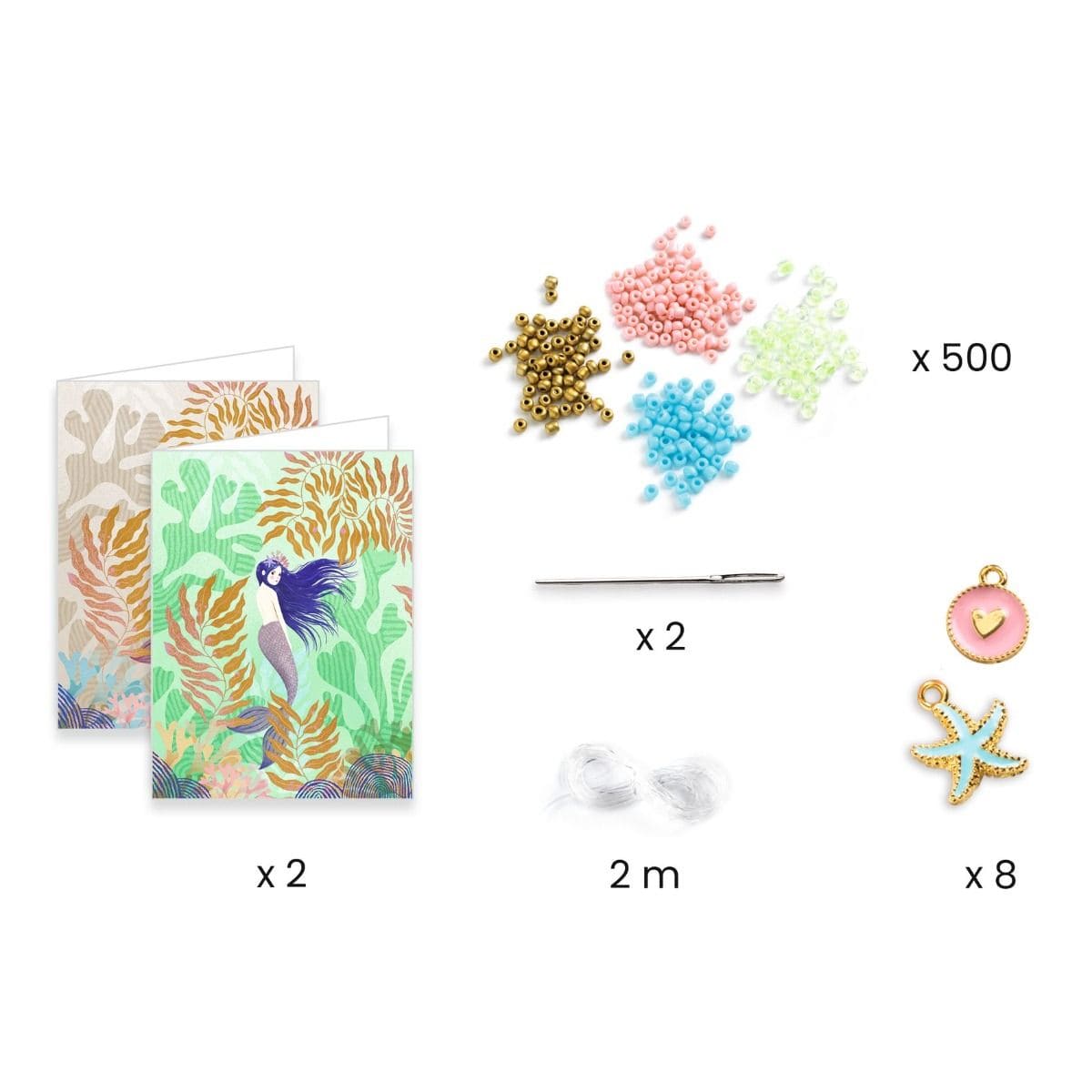 Design By Djeco Arte y Manualidades Pulseras duo variedad del mar DJ00013