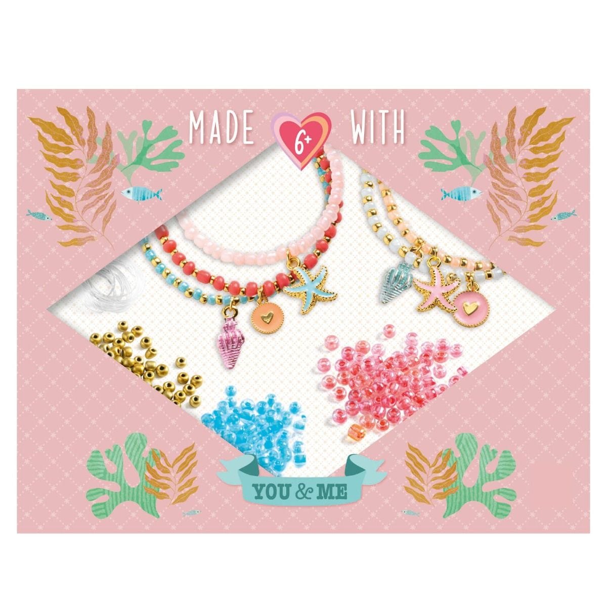 Design By Djeco Arte y Manualidades Pulseras duo variedad del mar DJ00013