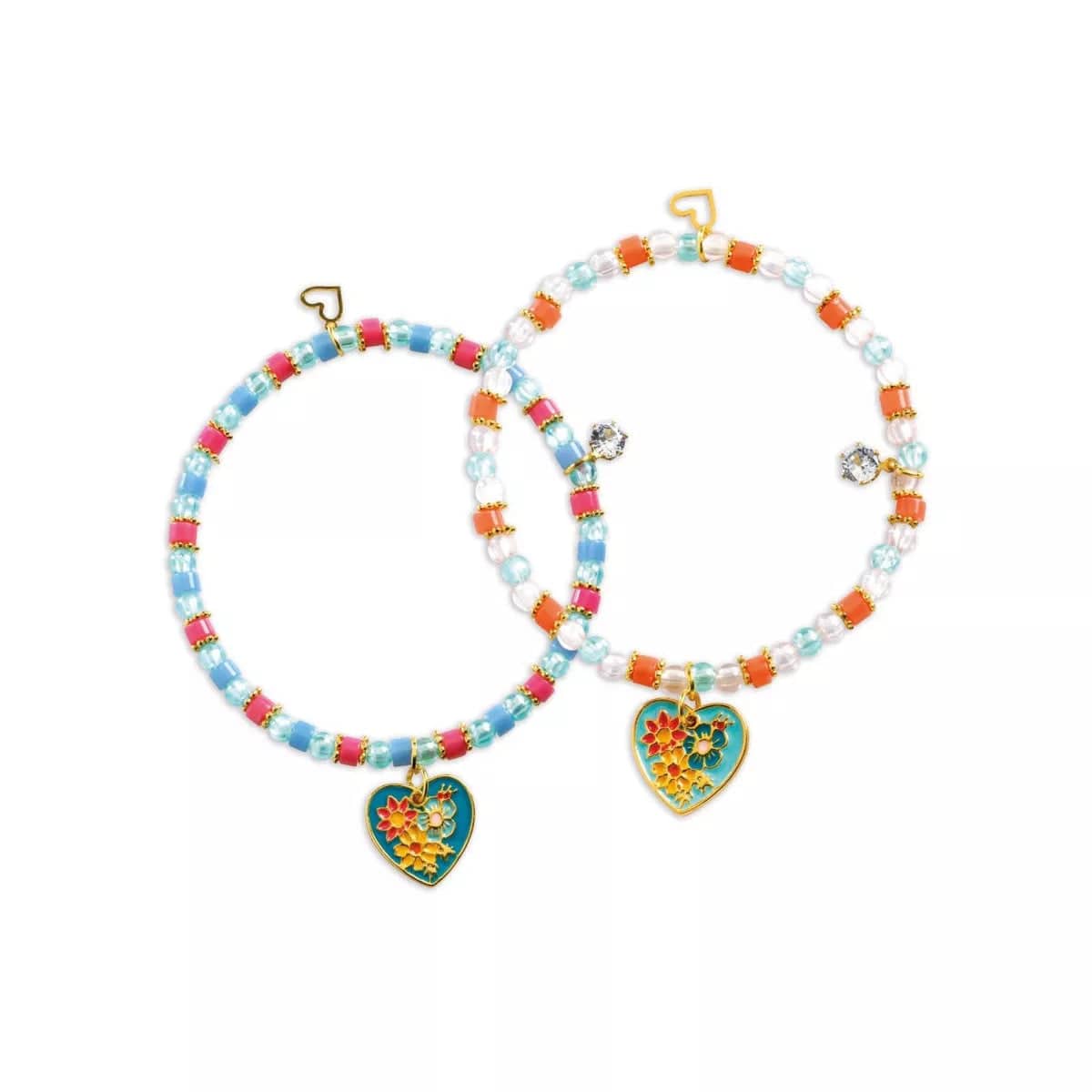 Design By Djeco Arte y Manualidades Pulseras hilo corazones de amistad