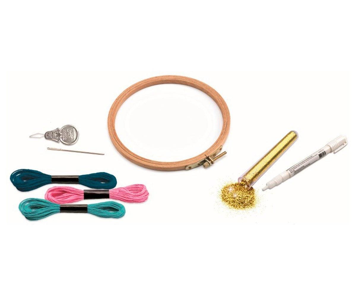 Design By Djeco Arte y Manualidades Set de bordado: Fashion Week