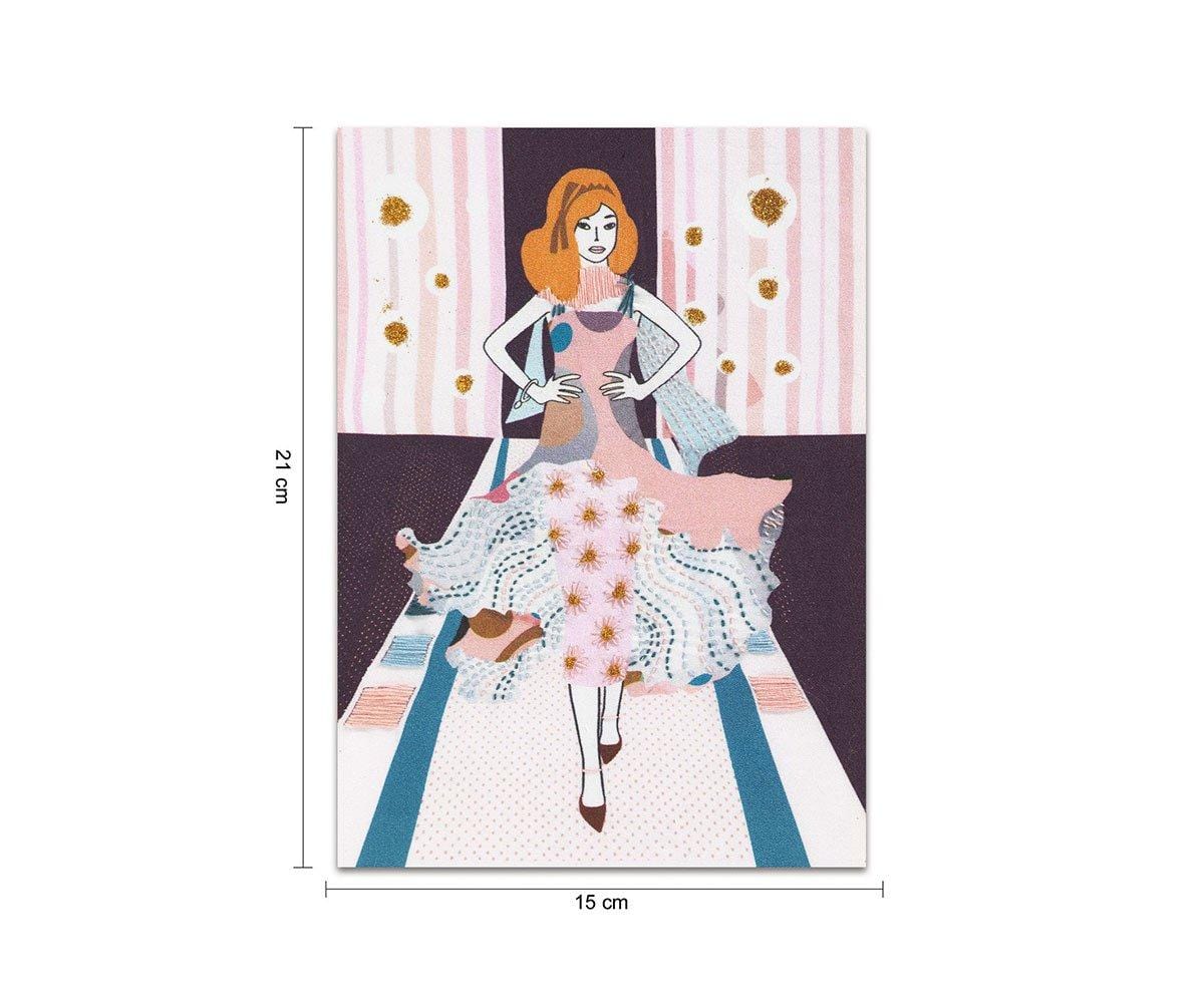 Design By Djeco Arte y Manualidades Set de bordado: Fashion Week