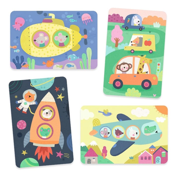 Design By Djeco Arte y Manualidades Set de Pinturas Mágica - Voy de viaje