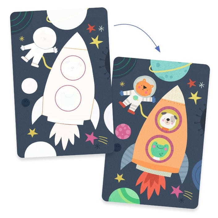 Design By Djeco Arte y Manualidades Set de Pinturas Mágica - Voy de viaje