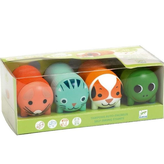 Design By Djeco Arte y Manualidades Set de timbres Animales en el Jardín DJ09009