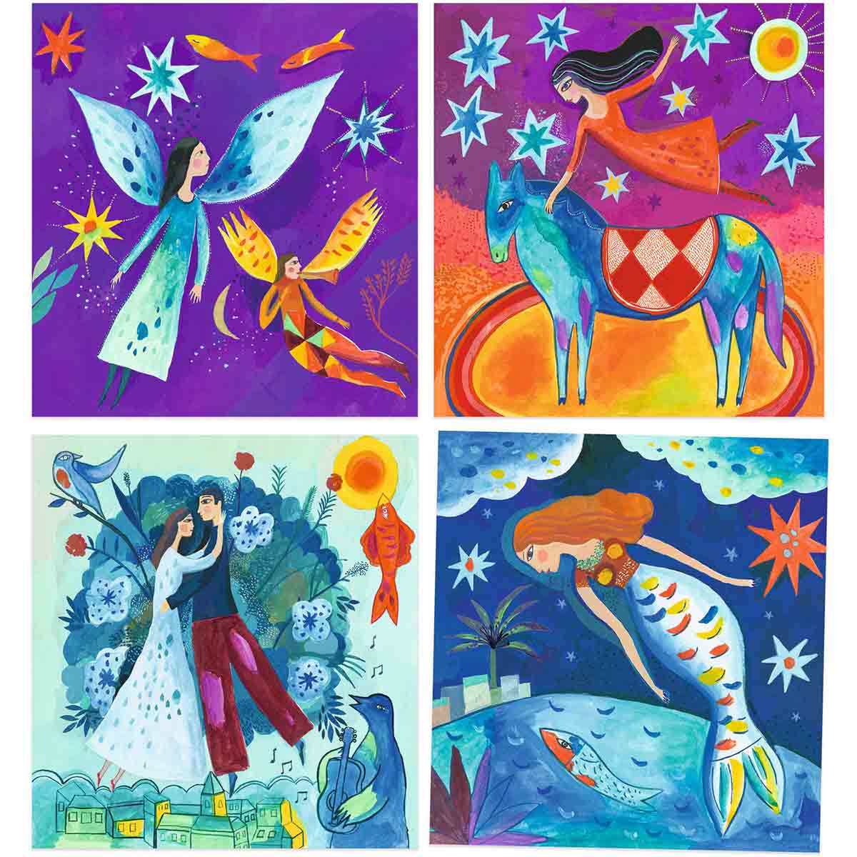 Design By Djeco Arte y Manualidades Set Inspirado en pintar acuarela