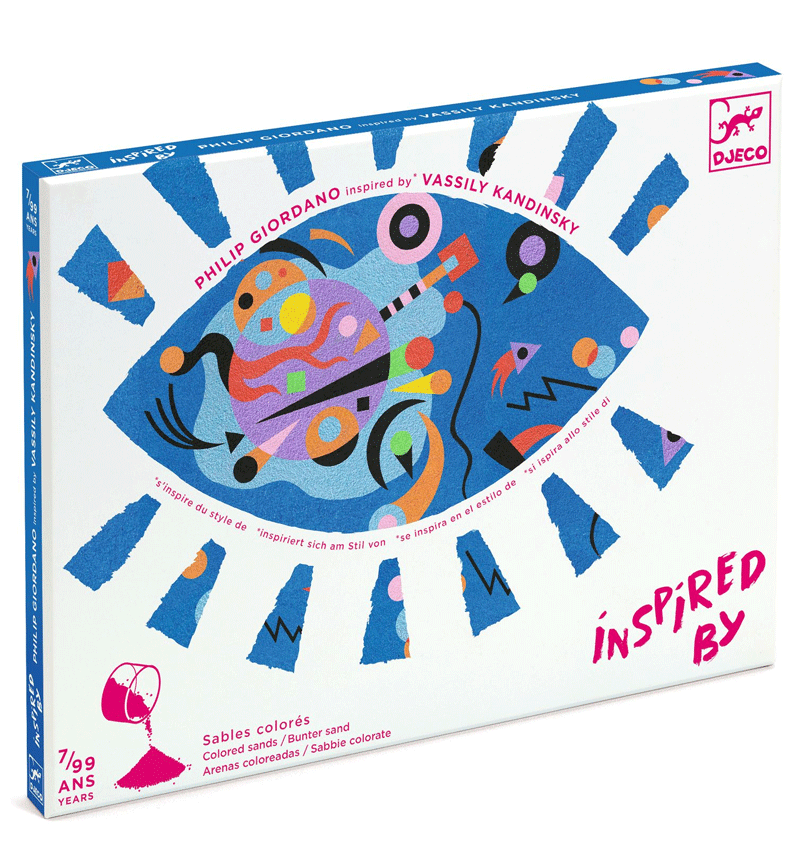 Design By Djeco Arte y Manualidades Set para colorear con arena