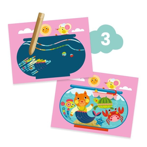 Design By Djeco Juegos de memoria y lógica Actividades Creativas The Cat and his Pals - Design By Djeco DJ09292