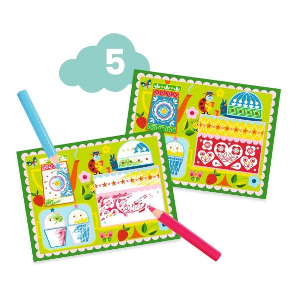 Design By Djeco Juegos de memoria y lógica Actividades Creativas The Cat and his Pals - Design By Djeco DJ09292