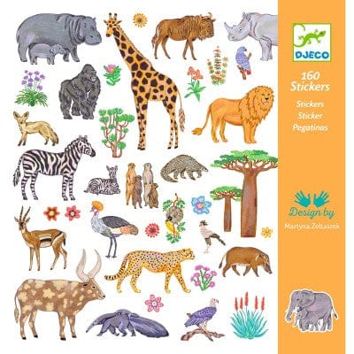 Design By Djeco Libro Actividades Libro Stickers Kenia - Design By Djeco DJ09284