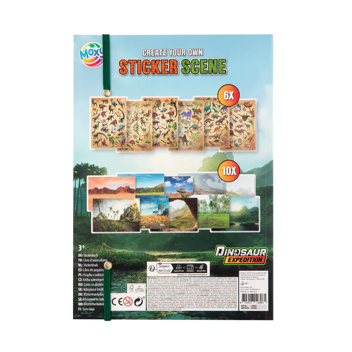 Dinosaur Expedition Arte / Manualidades Crea tu Propia Escena de Stickers Dinosaurio - Dinosaur Expedition DE130001