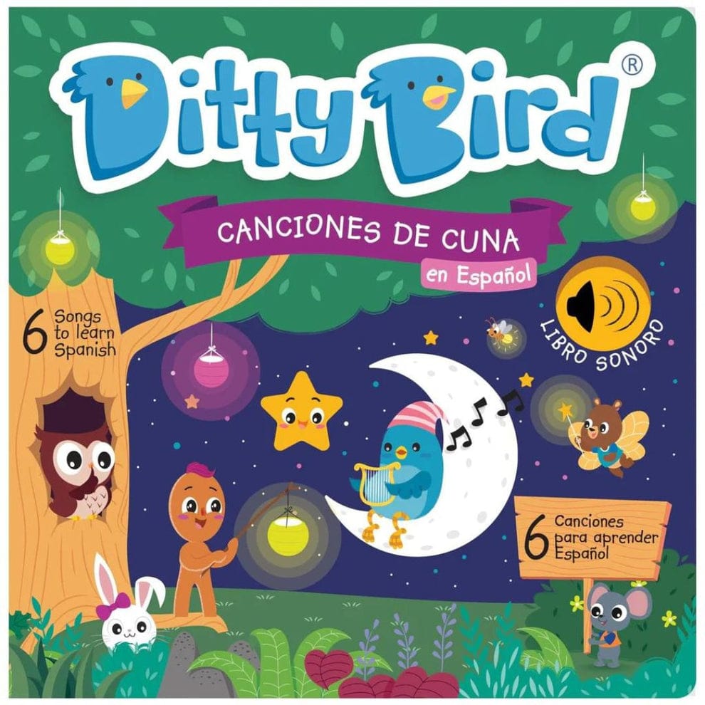 Ditty Bird Libro Musical Libro Interactivo Canciones de Cuna en español - Ditty Bird DI022