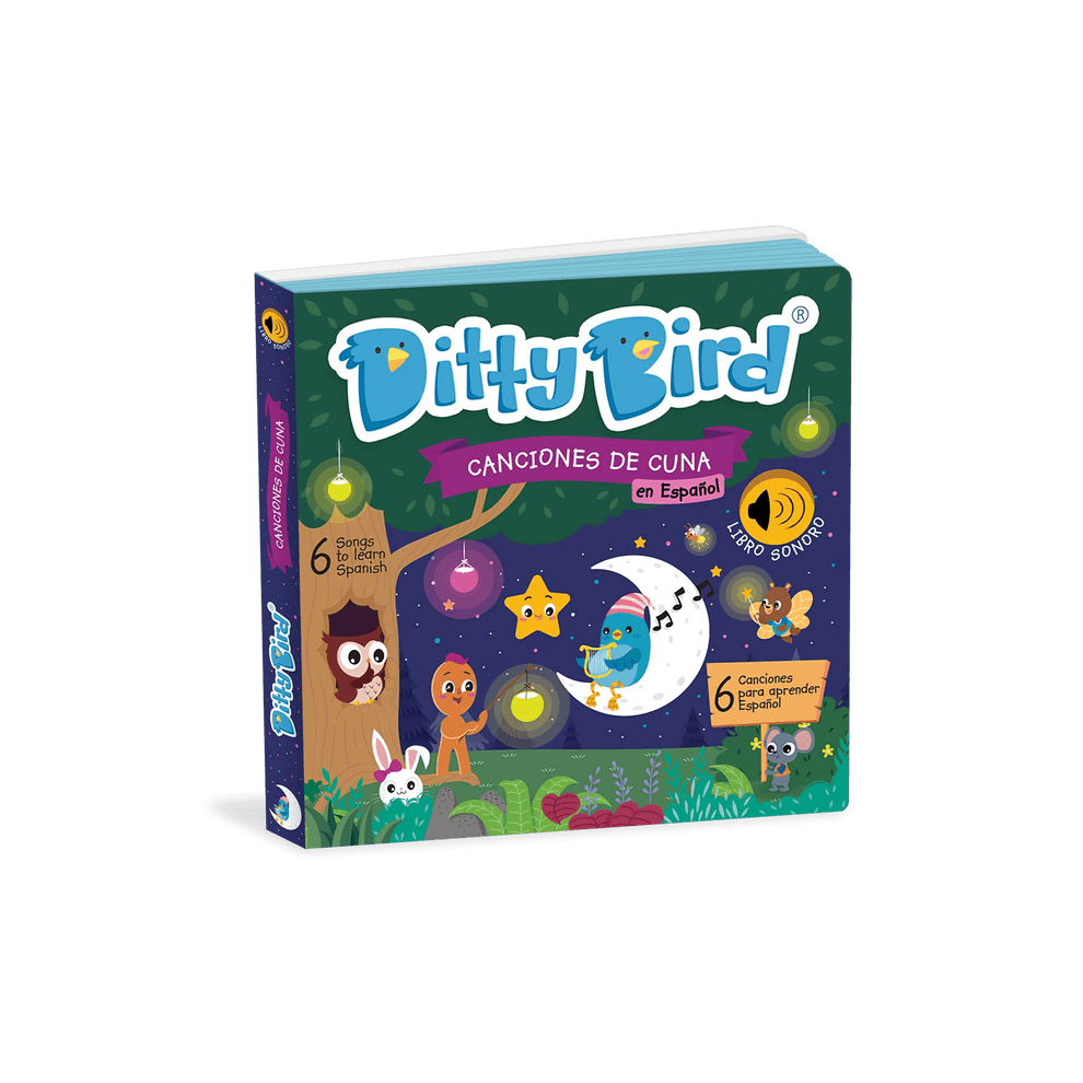 Ditty Bird Libro Musical Libro Interactivo Canciones de Cuna en español - Ditty Bird DI022