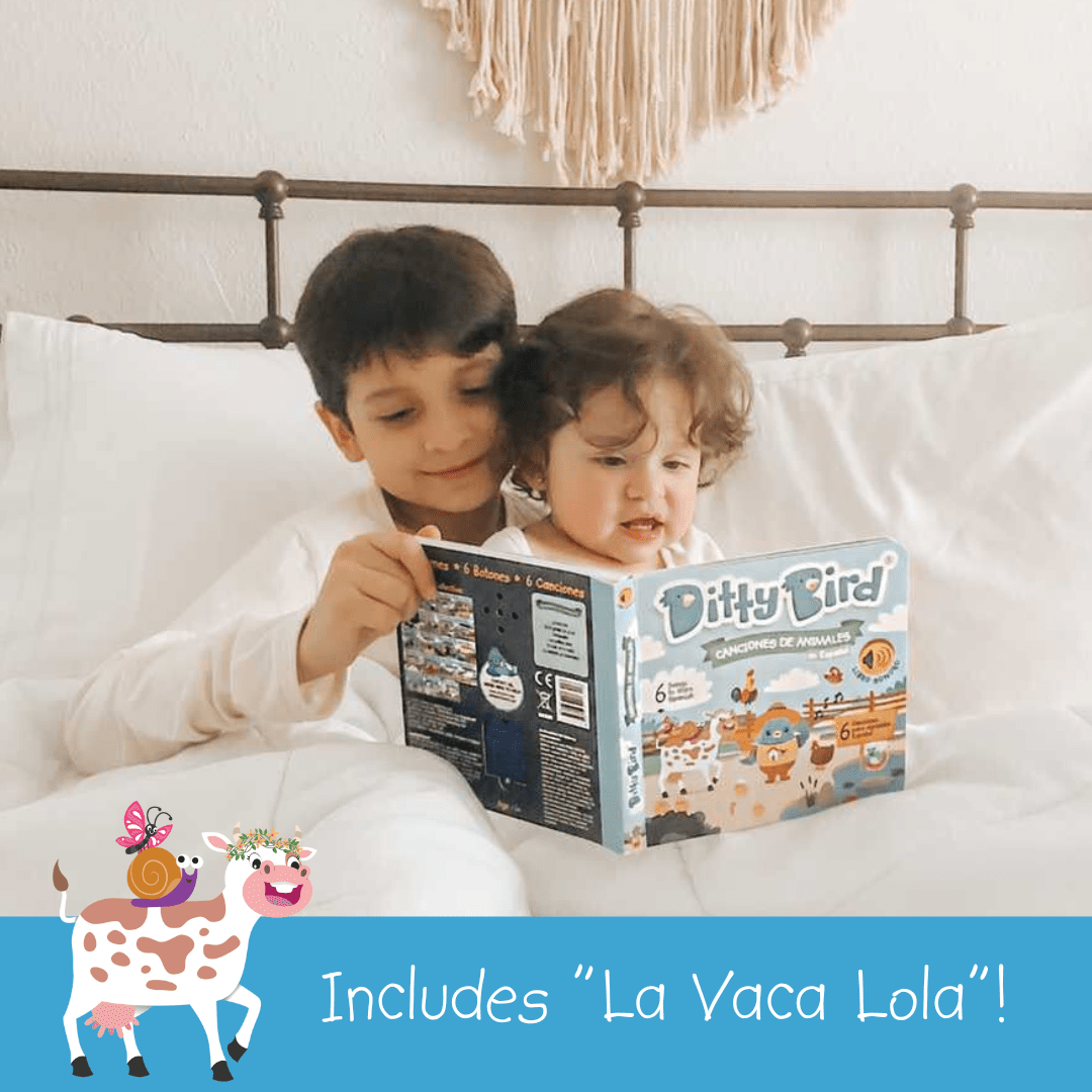 Ditty Bird Libros Libro Interactivo Canciones de Animales en español DI021