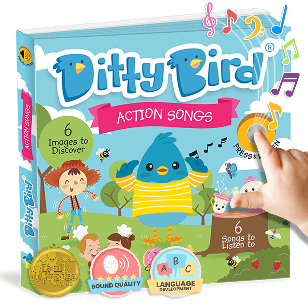 Ditty Bird Libros Libro Interactivo Musical Action Songs DI013