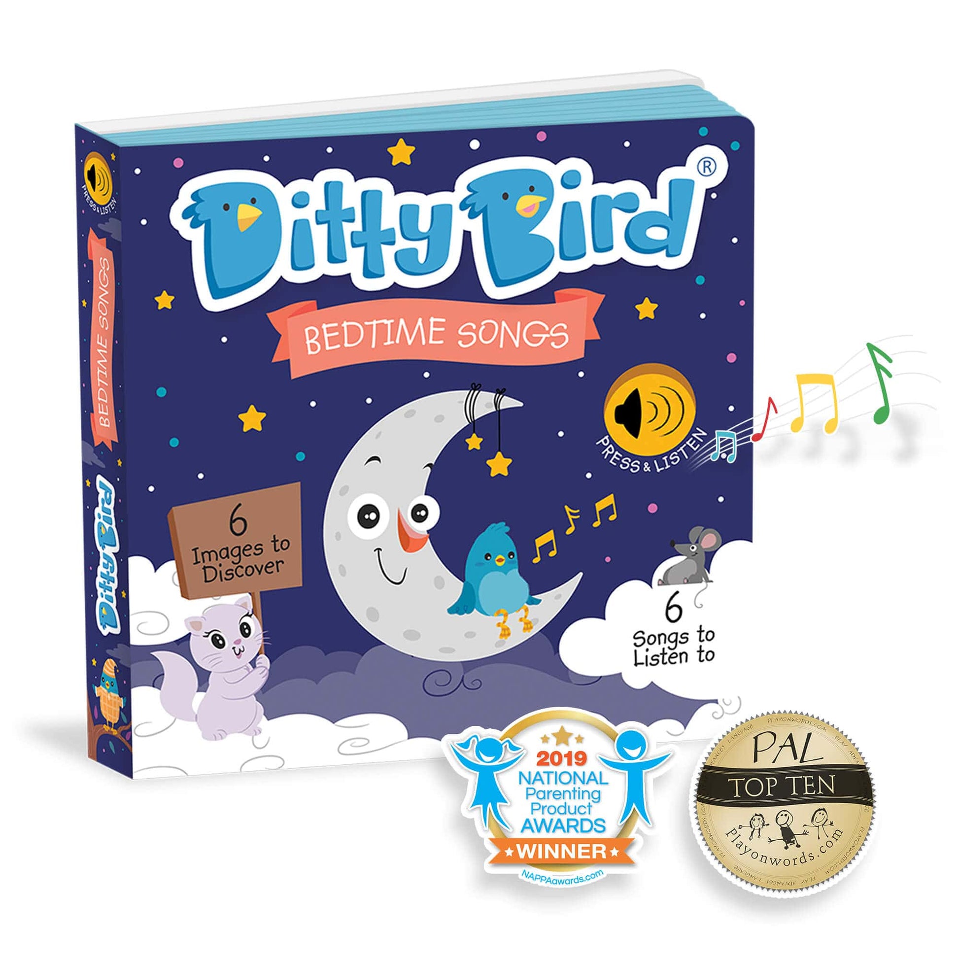 Ditty Bird Libros Libro Interactivo Musical Bedtime Songs DI004