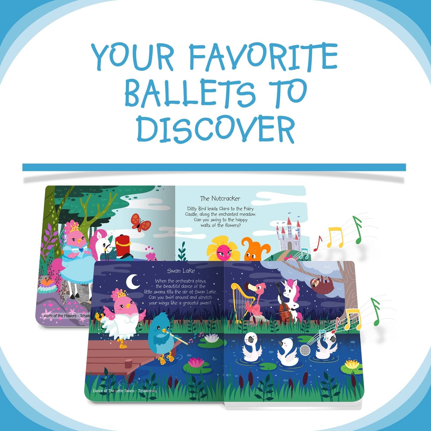 Ditty Bird Libros Libro Interactivo Musical Classical Ballet DI019