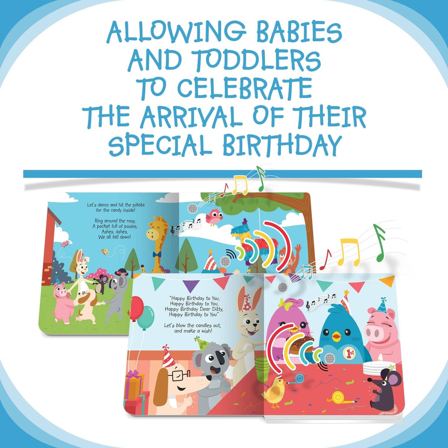 Ditty Bird Libros Libro Interactivo Musical Happy Birthday DI011