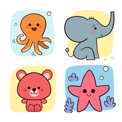 Djeco Arte / Manualidades Set de dibujo Paso a paso Babies & Co - Djeco DJ08246