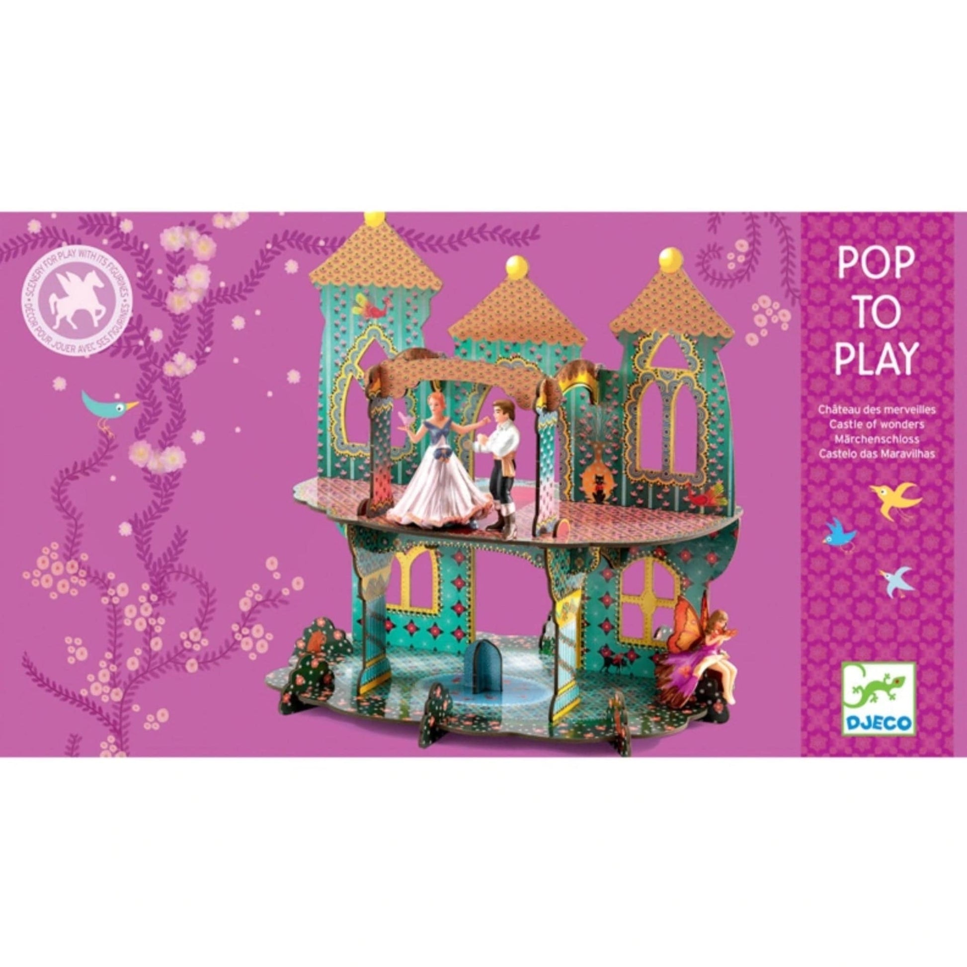 DJECO Bloques / Construcción Castillo de las Maravillas en 3D - Djeco DJ07702