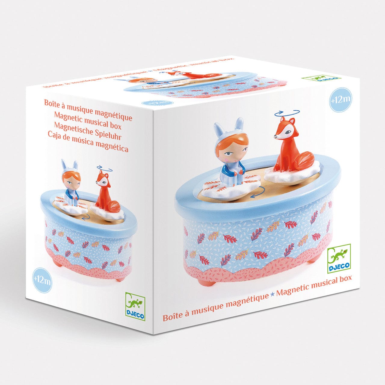 DJECO Caja Musical Caja Musical Magnética - Fox Melody DJ06060