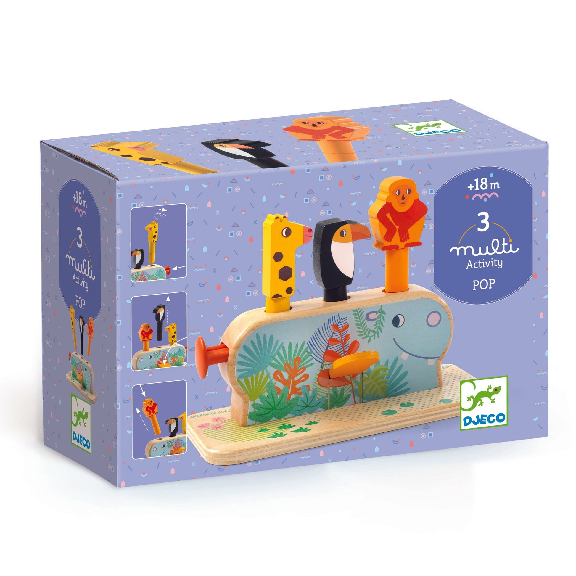 DJECO Destreza y Habilidades Juego de Actividades Multi Pop DJ06291