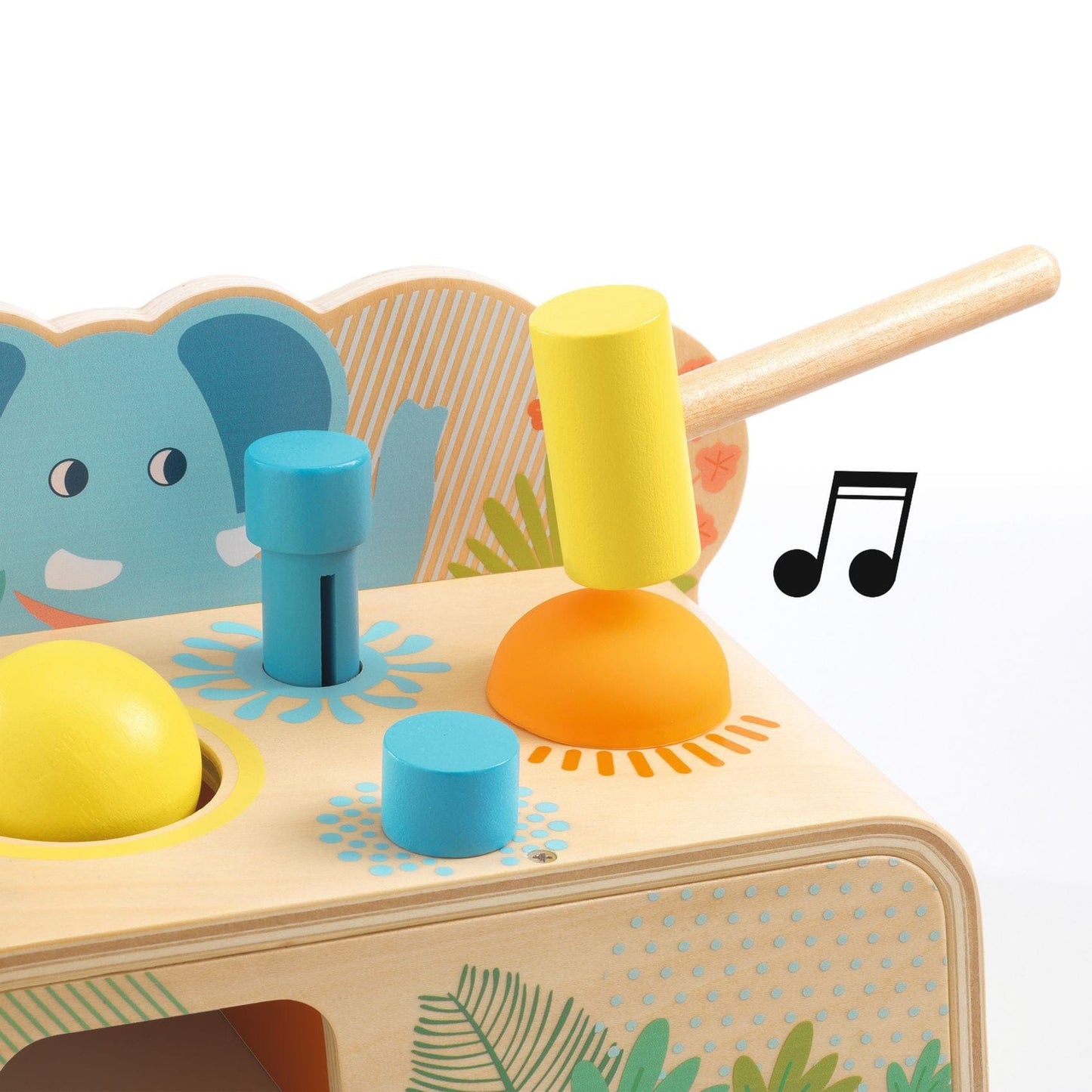 DJECO Destreza y Habilidades Juego de destreza de madera Multi Tap - Djeco DJ06293