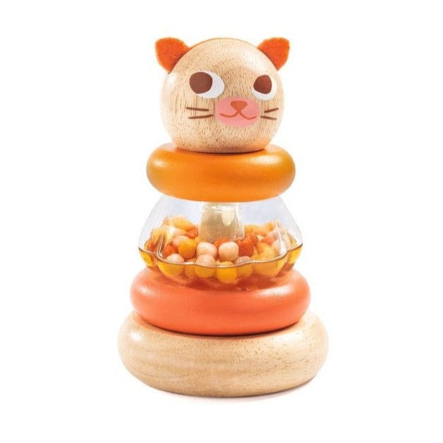 DJECO Destreza y Habilidades Juego de Encaje - Stackitou DJ06361