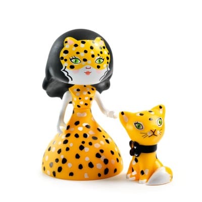 DJECO Figuras de colección Figura coleccionable Féline & Léo Arty Toys- Djeco DJ06791