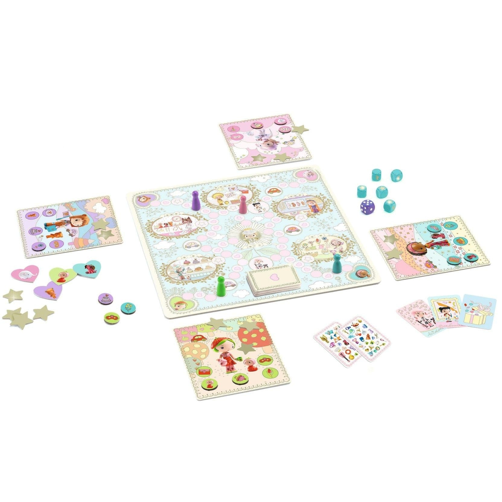 DJECO Figuras de colección Juego de Colección Tinyly Party DJ06972