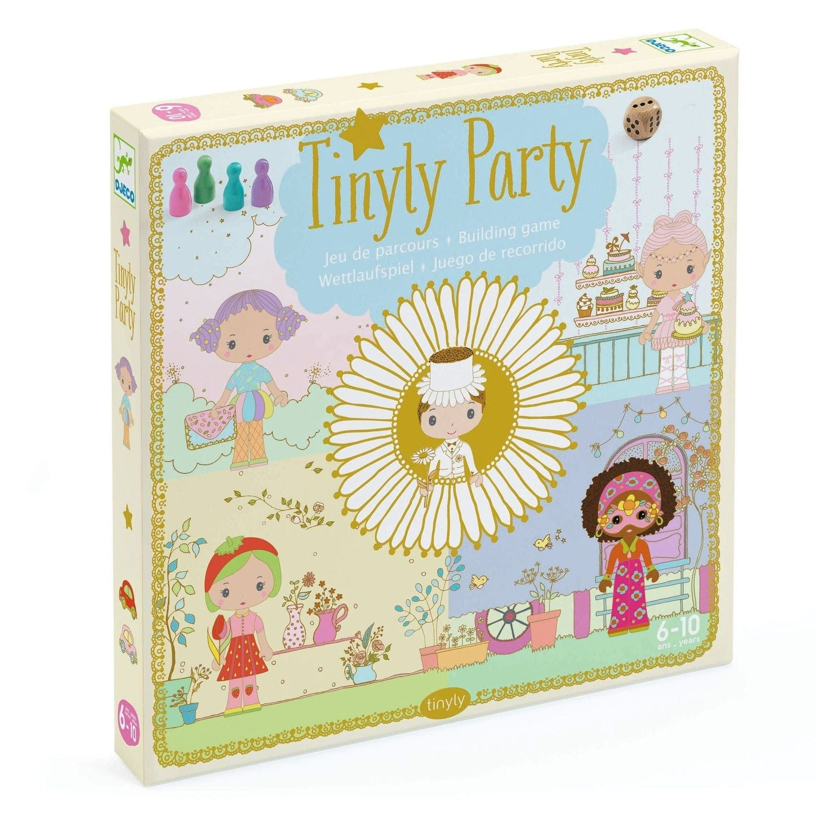 DJECO Figuras de colección Juego de Colección Tinyly Party DJ06972