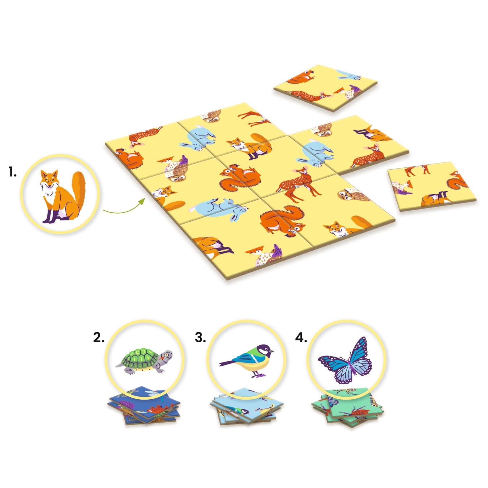 DJECO Juegos de memoria y lógica Juego de Lógica Impossiblo Animo - Djeco DJ00808