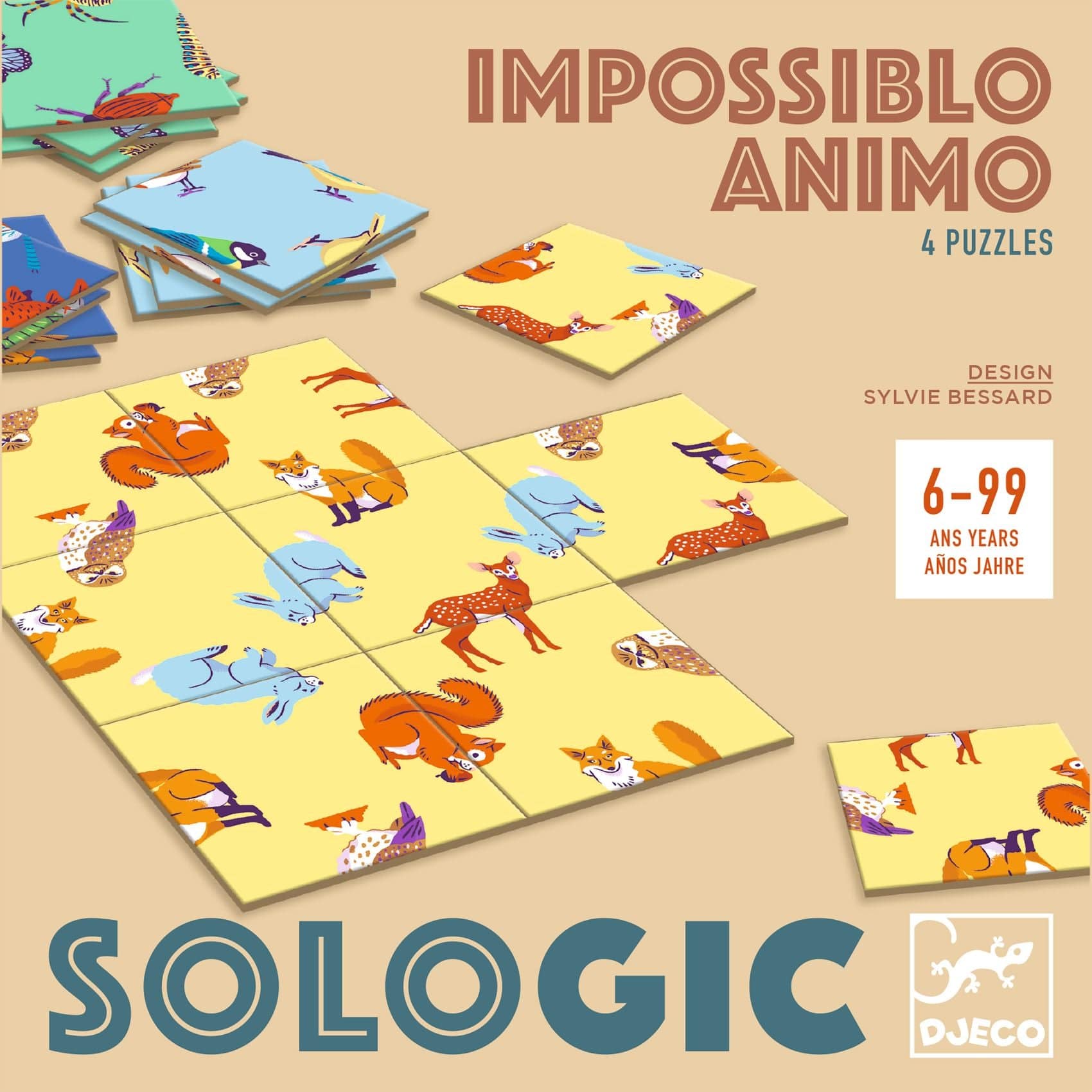 DJECO Juegos de memoria y lógica Juego de Lógica Impossiblo Animo - Djeco DJ00808