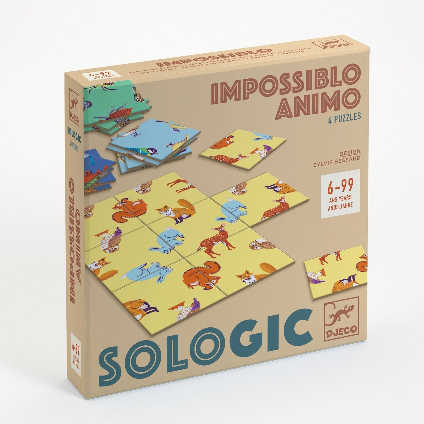 DJECO Juegos de memoria y lógica Juego de Lógica Impossiblo Animo - Djeco DJ00808