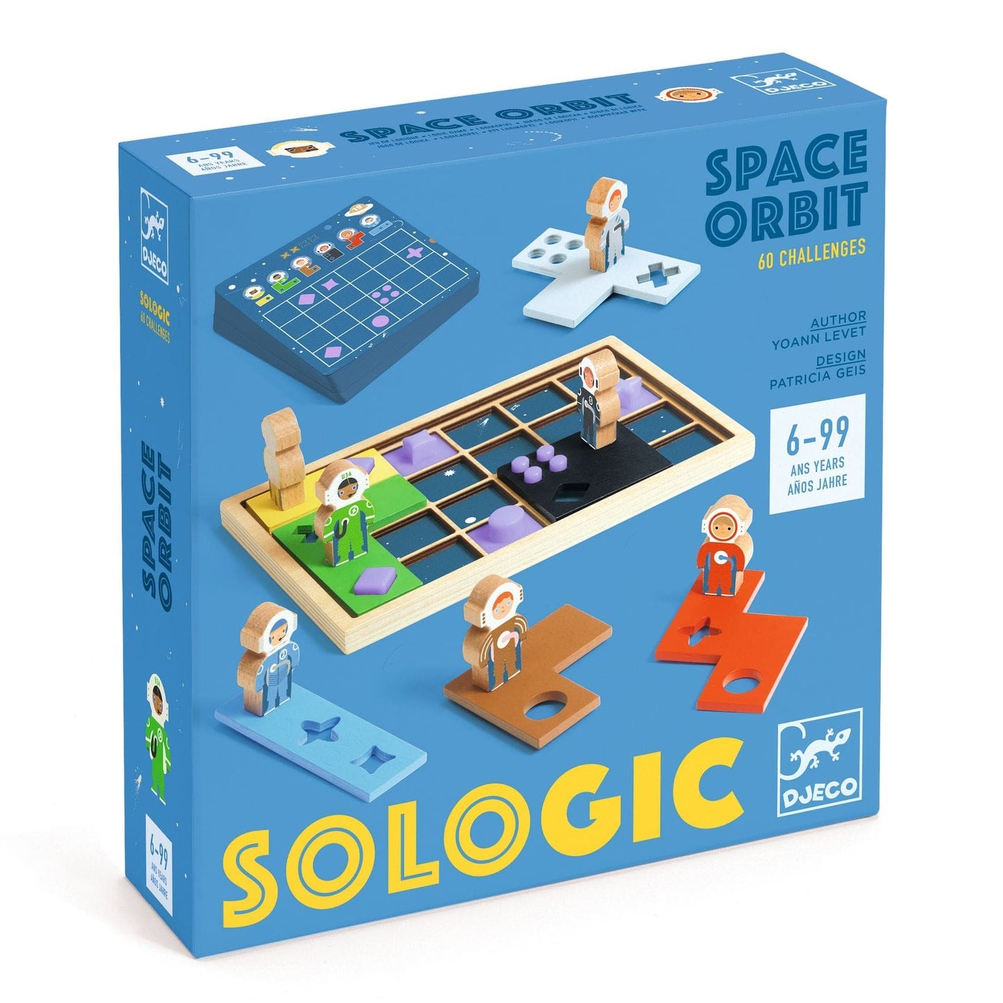 DJECO Juegos de memoria y lógica Juego de Lógica Órbita Espacial Sologic- Djeco DJ00817