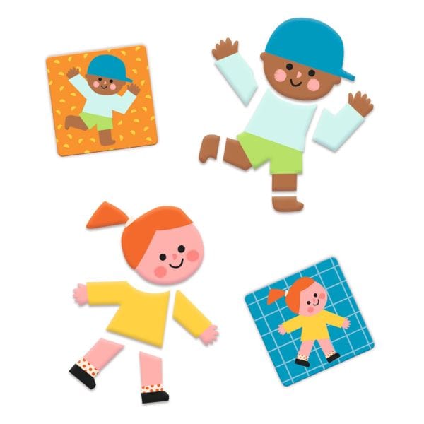 DJECO Juegos de memoria y lógica Lotería Bodyco DJ08267