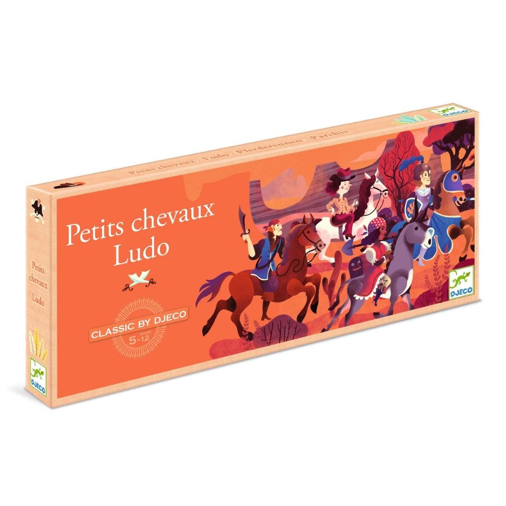 DJECO Juegos de memoria y lógica Ludo Petits Chevaux - Djeco DJ05234