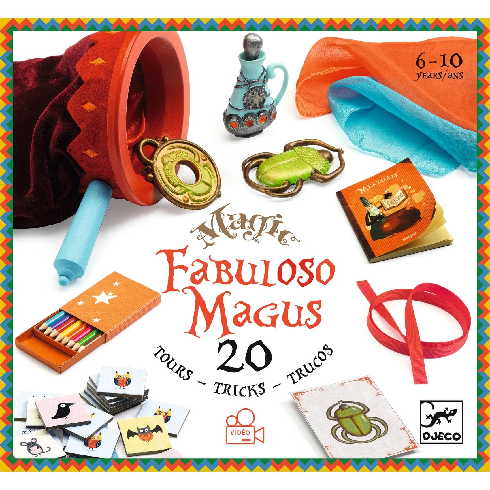 DJECO Juegos de mesa Box Mágico Fabuloso Mago DJ09962